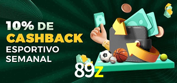 10% de bônus de cashback na 89z